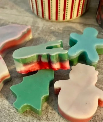 holiday themed soy wax melts (large)