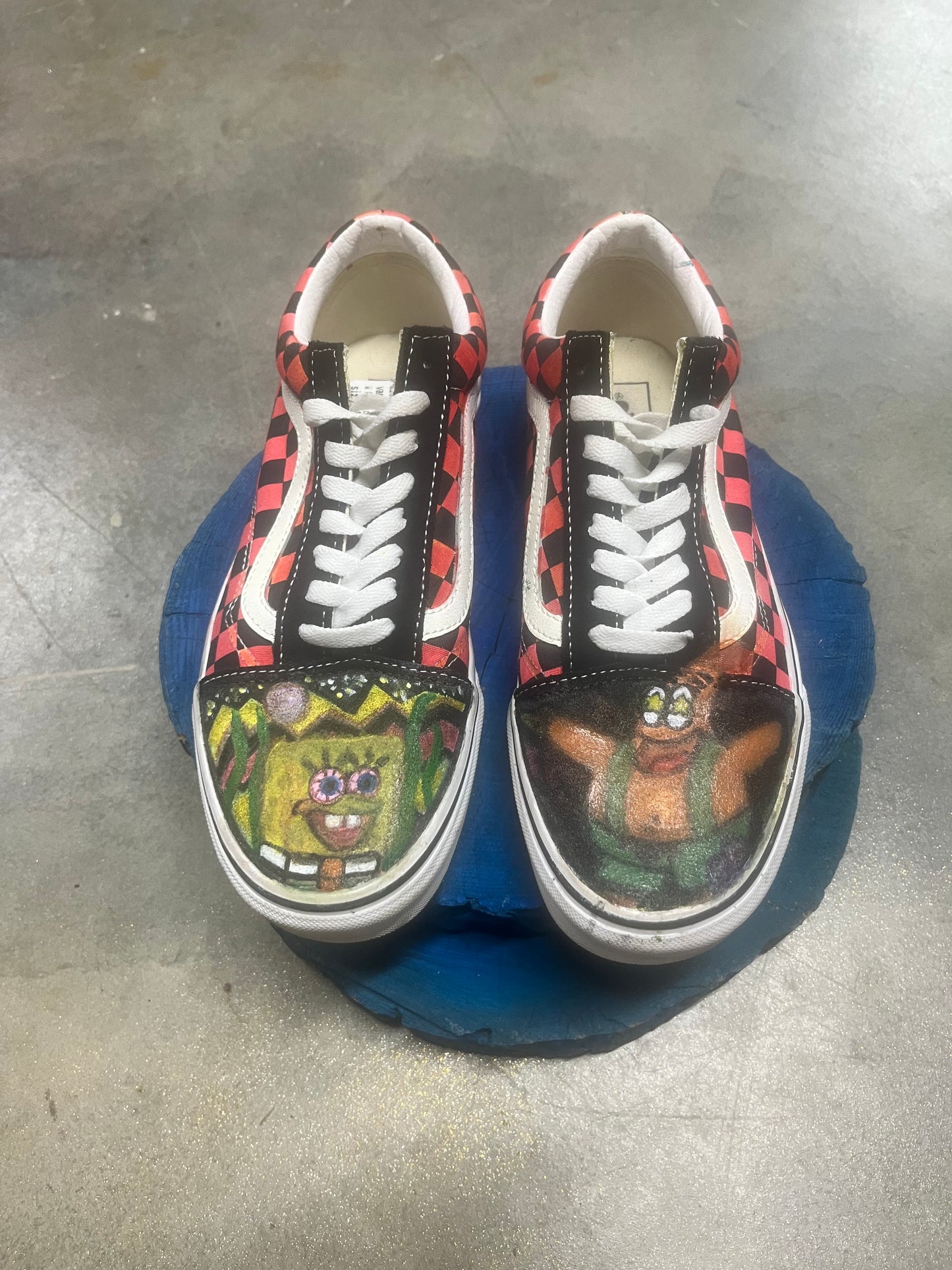 “goodwill find” Vans Size (8 M, 9.5 W, 40.5 EUR) SpongeBob & Patrick